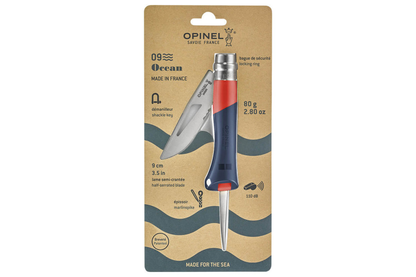 Faca Opinel N°09 Ocean red