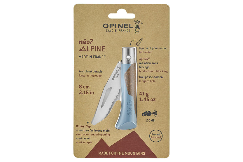 Opinel Néo7 Alpine glacier blue knife