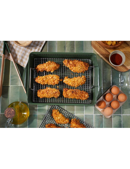 Das unglaubliche Doppelte Cookut-Grillrost für Ofenform