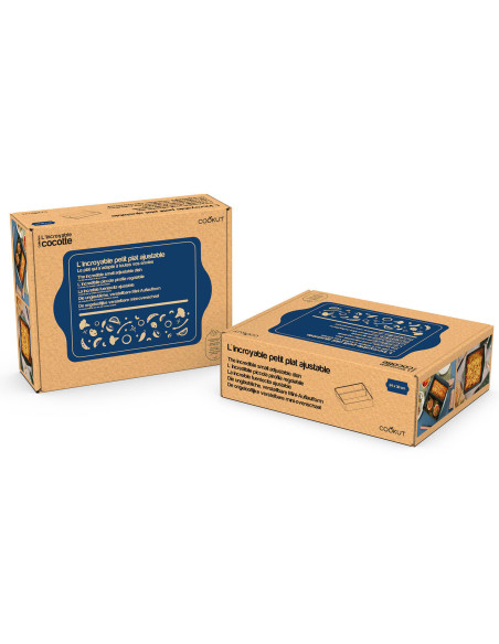 The incredible Cookut blueberry adjustable baking dish