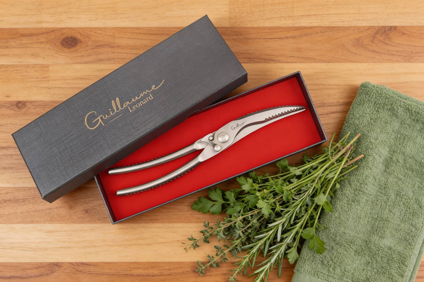 Guillaume Léonard stainless steel poultry shears