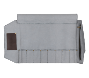 Messerkoffer leer Guillaume Léonard 8 Plätze grau 2