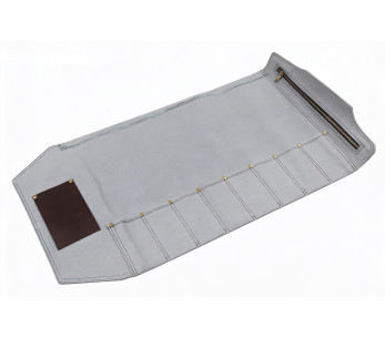 Estuche de 8 cuchillos vacíos Guillaume Léonard, gris