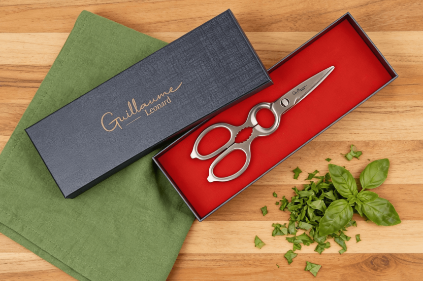 Guillaume Léonard stainless steel kitchen scissors