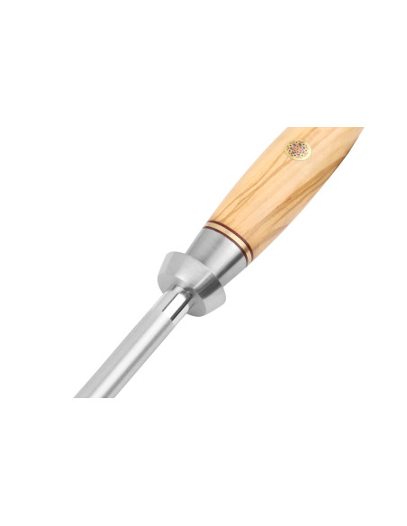 Fukito Olive diamond sharpening steel 20cm round wick