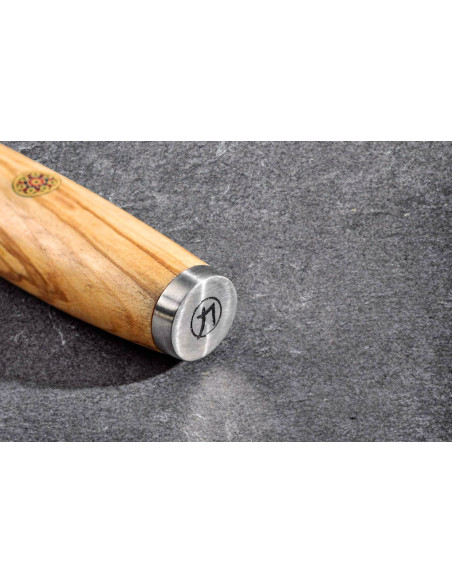 Fukito Olive diamond sharpening steel 20cm round wick