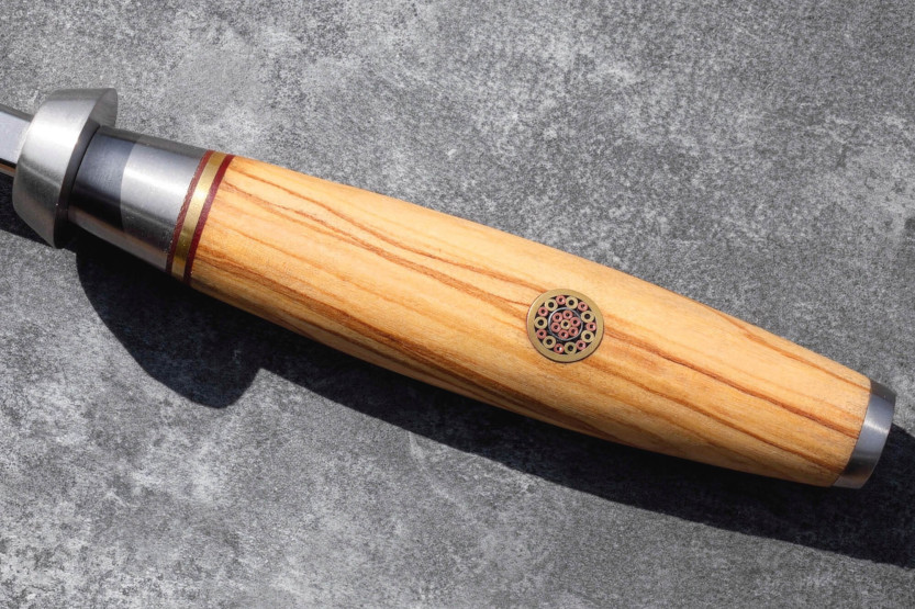Wetzstahl Fukito Olive Diamant Runddocht 20cm