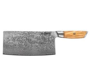 Fukito Oliva Damasco 14Cr 17cm cuchillo de cuchilla