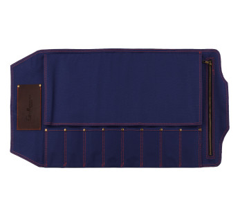Estuche de 8 cuchillos vacíos Guillaume Léonard, azul 2