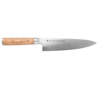 Pakkawood 20cm Talheres japoneses Satake Faca de chef