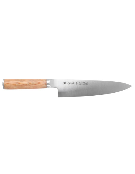Pakkawood 20 cm japansk Satake-bestik Kokkekniv