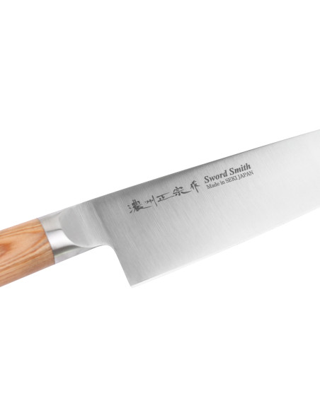 Pakkawood 20cm Talheres japoneses Satake Faca de chef