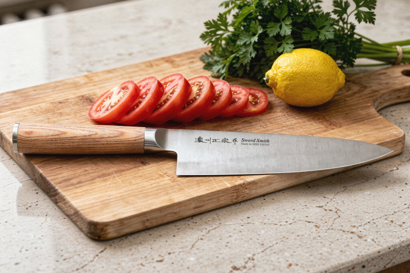 Pakkawood 20 cm japansk Satake-bestikk Kokkens kniv