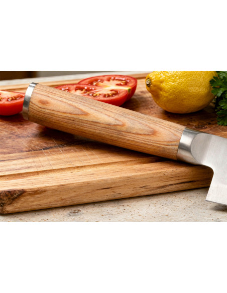 Pakkawood 20cm Talheres japoneses Satake Faca de chef