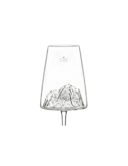 Weinglas-Set Alaskan Maker Topographic Mont Blanc