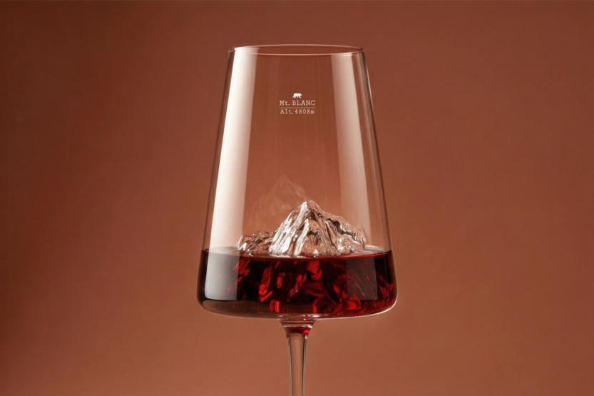 Set di bicchieri da vino Alaskan Maker Topographic Mont Blanc