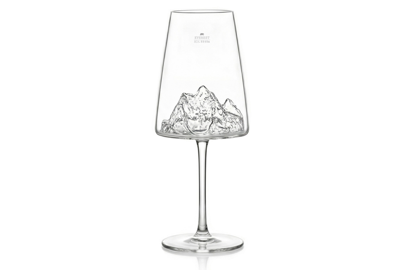 Alaskan Maker Topographic Everest wijnglassenset