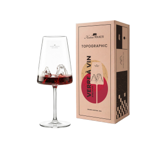 Conjunto de copos de vinho Alaskan Maker Topographic Grand Canyon