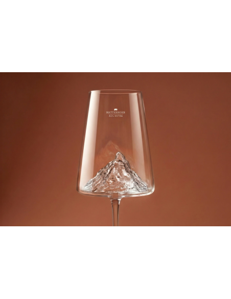 Alaskan Maker Topographic Matterhorn wine glass set
