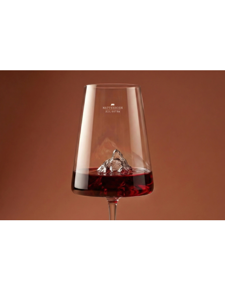 Conjunto de copos de vinho Alaskan Maker Topographic Matterhorn