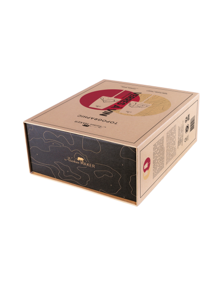 Set van 2 Alaskan Maker Topografische Mont Blanc & Everest wijnglazen