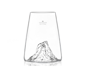 Vaso de cristal largo para bebidas espirituosas Alaskan Maker Topographic Seoraksan 2