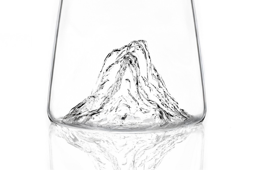 Alaskan Maker Topographic Seoraksan langt krystalglas til spiritus
