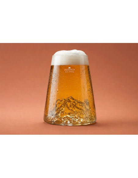 Copo longo de cristal para bebidas espirituosas Alaskan Maker Topographic Dachstein