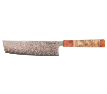 Nakiri messer 17cm Sayuto Damast Ahorn 12Cr