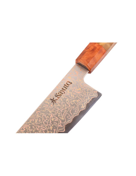 Koksmes 20cm Sayuto Damascus Esdoorn 12Cr