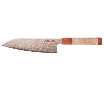 Coltello Santoku 18 cm Sayuto Damasco Acero 12Cr
