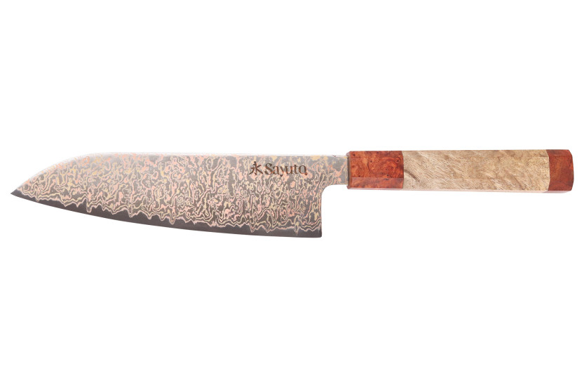 Coltello Santoku 18 cm Sayuto Damasco Acero 12Cr