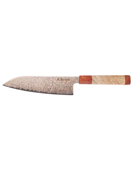 Santokukniv 18 cm Sayuto Damaskus Maple 12Cr