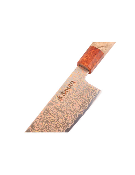 Santokumesser 18cm Sayuto Damast Ahorn 12Cr