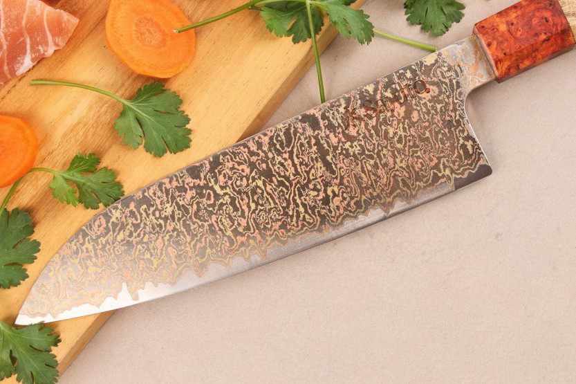 Coltello Santoku 18 cm Sayuto Damasco Acero 12Cr