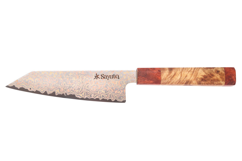 Bunka kniv 16,5cm Sayuto Maple Damascus 12Cr