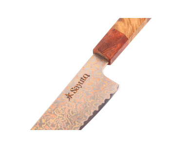 Faca Bunka 16,5cm Sayuto Maple Damascus 12Cr 2