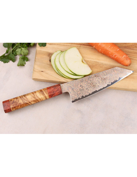Bunka messer 16,5cm Sayuto Ahorn Damast 12Cr