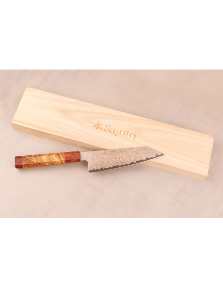 Cuchillo Bunka 16,5cm Sayuto Arce Damasco 12Cr