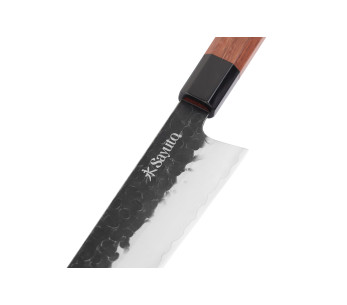 Sayuto Sequoia San Mai sakimaru coltello martellato 20 cm 2