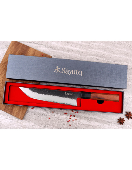 Sayuto Sequoia San Mai sakimaru vasaroitu veitsi 20cm