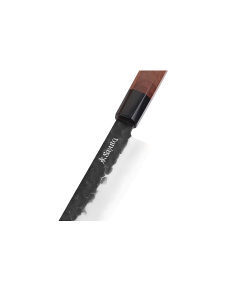 Sayuto Sequoia San Mai hamrad santokukniv 13,5cm