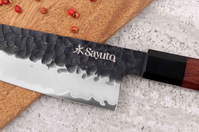 Sayuto Sequoia San Mai hamrad kockkniv 21cm