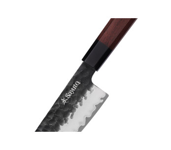 Faca de cozinha martelada Sayuto Sequoia San Mai 21cm 2