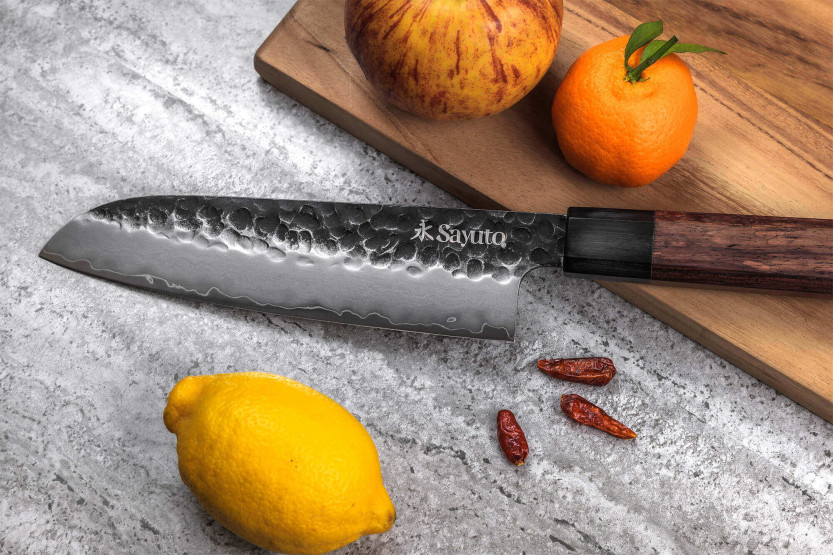 Caixa de oferta 2 facas de cozinha Sayuto Sequoia