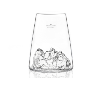 Alaskan Maker Topographic Sassolungo langes Spirituosenglas aus Kristallglas 2