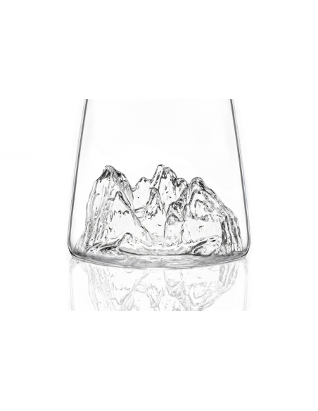 Alaskan Maker Topographic Sassolungo lange kristallen beker