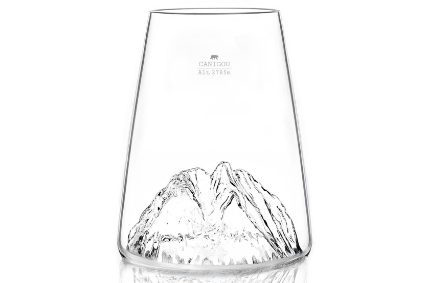 Alaskan Maker Topographic Canigou langt krystalglas til spiritus