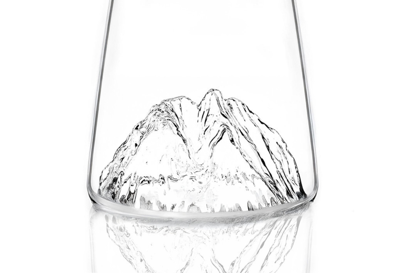 Alaskan Maker Topographic Canigou langt krystallspritglass