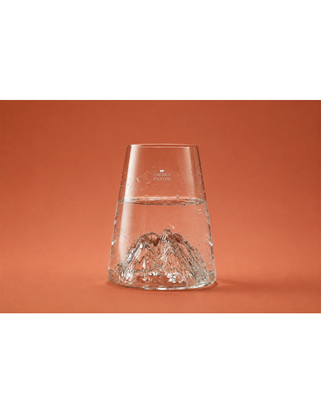 Langes Spirituosenglas Alaskan Maker Topographic Canigou aus Kristallglas
